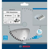 Bosch 2 608 837 753 hoja de sierra circular 13,6 cm 1 pieza(s) Aluminio, 13,6 cm, 1,59 cm, 1,1 mm, 1,6 mm, 1 pieza(s)