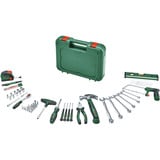 Bosch Herramienta manual avanzada S, 64 piezas, Kit de herramientas verde