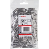 Bosch Punta de atornillar extra dura, Bit 100 pieza(s), Phillips, PH 2, Acero, 25 mm, 25,4 / 4 mm (1 / 4")