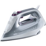 Braun SI 9187 EWH Plancha a vapor Suela de Eloxal 2800 W Blanco gris, Plancha a vapor, Suela de Eloxal, 2,5 m, 230 g/min, Blanco, 50 g/min