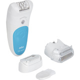 Braun Silk-épil 5-605, Depiladora blanco/Celeste