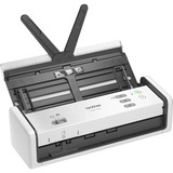 Brother ADS-1300 escaner Escáner con alimentador automático de documentos (ADF) 600 x 600 DPI A4 Blanco, Escáner de alimentación de hojas gris, 215,9 x 355,6 mm, 600 x 600 DPI, 1200 x 1200 DPI, 7 ppm, Escáner con alimentador automático de documentos (ADF), Blanco