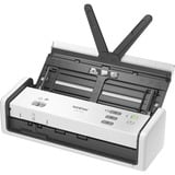 Brother ADS-1300 escaner Escáner con alimentador automático de documentos (ADF) 600 x 600 DPI A4 Blanco, Escáner de alimentación de hojas gris, 215,9 x 355,6 mm, 600 x 600 DPI, 1200 x 1200 DPI, 7 ppm, Escáner con alimentador automático de documentos (ADF), Blanco