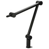 CHERRY MA 3.0 UNI Accesorios y piezas de repuesto para micrófonos, Soporte negro, Soporte de escritorio, Cherry, Negro, 3/8 & 5/8, Aluminio