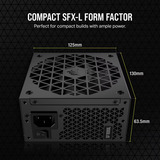Corsair CP-9020246-EU/RF, Fuente de alimentación de PC negro