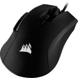 Corsair IRONCLAW RGB ratón mano derecha USB tipo A 18000 DPI, Ratones para gaming negro, mano derecha, USB tipo A, 18000 DPI, Negro