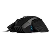 Corsair IRONCLAW RGB ratón mano derecha USB tipo A 18000 DPI, Ratones para gaming negro, mano derecha, USB tipo A, 18000 DPI, Negro