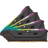 Corsair Vengeance CMH64GX4M4E3200C16 módulo de memoria 64 GB 4 x 16 GB DDR4 3200 MHz, Memoria RAM 64 GB, 4 x 16 GB, DDR4, 3200 MHz, 288-pin DIMM, Negro