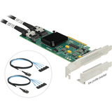 DeLOCK Tarjeta PCI Express x8 con 8 puertos SATA y cable de conexión, Tarjeta de interfaz 