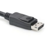 Digitus AK-340106-030-S, Cable negro