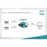 Digitus DN-3027, Adaptador negro