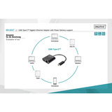 Digitus DN-3027, Adaptador negro