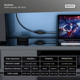 Digitus DS-55341, Repetidor negro