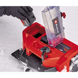 EINHELL Power X-Change Motosierra de nieve a batería GE-ST 36/40 Li E-Solo, 36 Voltios (2x18V), Soplador de nieve rojo/Negro