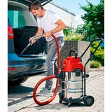 EINHELL TE-VC 36/30 Li S-Solo 30 L Aspiradora de tambor Seca y húmeda Bolsa para el polvo, Aspiradora en húmedo y en seco rojo/Plateado, Aspiradora de tambor, Seca y húmeda, Bolsa para el polvo, 30 L, Filtrado, 76 dB
