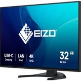 EIZO FlexScan EV3240X-BK LED display 80 cm (31.5") 3840 x 2160 Pixeles 4K Ultra HD Negro, Monitor LED negro, 80 cm (31.5"), 3840 x 2160 Pixeles, 4K Ultra HD, LED, 5 ms, Negro