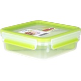 Emsa 518104 recipiente de almacenar comida 0,85 L Transparente 1 pieza(s), Caja de almuerzo verde claro/Transparente, 0,85 L, Transparente, Polipropileno (PP), Elastómero termoplástico (TPE), Alemania, 163 mm, 163 mm