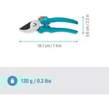 GARDENA Tijeras de jardín EasyCut, Tijeras de podar turquesa