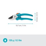 GARDENA Tijeras de jardín EasyCut, Tijeras de podar turquesa