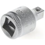 GEDORE Reductor 3/8" a 1/4", cuadrado, Adaptador de tuerca spinner cromado