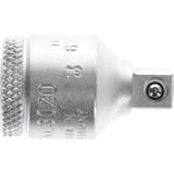 GEDORE Reductor 3/8" a 1/4", cuadrado, Adaptador de tuerca spinner cromado