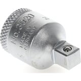 GEDORE Reductor 3/8" a 1/4", cuadrado, Adaptador de tuerca spinner cromado