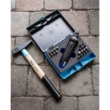 Hazet Juego de destornilladores de impacto con puntas, Tornillo de percusión negro/Azul