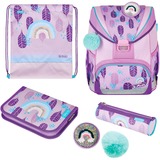 Herlitz 50037698, Cartera de escuela rosa neón/Lila
