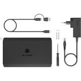 ICY BOX 61191, Carcasa RAID negro