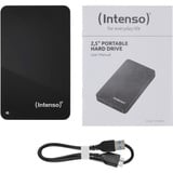 Intenso Disco Duro Portátil 1 TB Reacondicionado, Unidad de disco duro negro