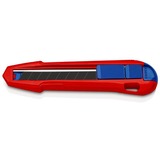 KNIPEX Cuchillo para moquetas rojo/Azul