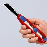 KNIPEX CutiX cuchillo universal, Cuchillo para moquetas rojo/Azul