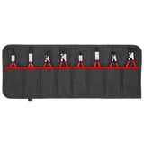 KNIPEX Juego de alicates para anillos de seguridad, Set de pinzas rojo/Negro