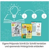 KOSMOS 33414758 juguete y kit de ciencia para niños, Caja de experimentos Microscopio, Desarrollo, 10 año(s)