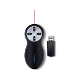Kensington K33374US apuntador inalámbricos RF Negro, Presentador plateado/Negro, RF, USB, 19,8 m, Negro