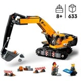 LEGO City Excavadora de Obra Amarilla, Juegos de construcción Juego de construcción, 8 año(s), Plástico, 633 pieza(s), 831 g