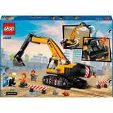 LEGO City Excavadora de Obra Amarilla, Juegos de construcción Juego de construcción, 8 año(s), Plástico, 633 pieza(s), 831 g