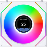 Lian Li UNI FAN SL-INF LCD FLEX 120 Wireless, Ventilador blanco