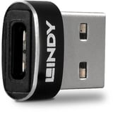 Lindy Adaptador USB 2.0 tipo CF / AM negro