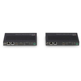 Lindy Extensor KVM Cat.6A 100m HDBaseT 3.0, Switch KVM negro