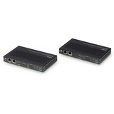 Lindy Extensor KVM Cat.6A 100m HDBaseT 3.0, Switch KVM negro