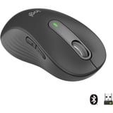 Logitech Signature M650 L, Ratón grafito, Izquierda, Óptico, Bluetooth, 4000 DPI, Grafito