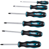 Makita Juego de destornilladores 6 piezas negro/Azul