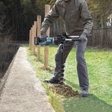 Makita Taladro de tierra a batería DG002GZ XGT, 40 Voltios azul/Negro