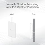 Netgear Insight Cloud Managed WiFi 6 AX1800 Dual Band Outdoor Access Point (WAX610Y) 1800 Mbit/s Blanco Energía sobre Ethernet (PoE), Punto de acceso blanco, 1800 Mbit/s, 600 Mbit/s, 1200 Mbit/s, 100,1000,2500 Mbit/s, IEEE 802.11ax, IEEE 802.3af, IEEE 802.3at, Multi User MIMO