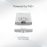 Netgear WAX610Y 1800 Mbit/s Blanco Energía sobre Ethernet (PoE), Punto de acceso blanco, 2,4 GHz, 5 GHz, 1800 Mbit/s, EAP-PEAP, EAP-TLS, EAP-TTLS, PEAP, SSID, TTLS, WPA, WPA2, WPA3, 100,1000,2500 Mbit/s