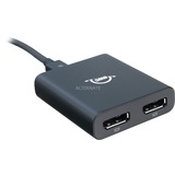 OWC Adaptador Thunderbolt 3/2x DisplayPort negro