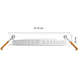 Philips Hue 929003712301 Focos, Luz de LED blanco, Philips 929003712301, Foco empotrado, Bombilla(s) no reemplazable(s), 1 bombilla(s), LED, 12 W, 6500 K