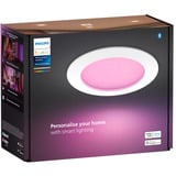 Philips Hue Downlight delgado 170 mm, Luz de LED blanco, Philips Downlight delgado 170 mm, Bluetooth/Zigbee, Blanco, Multi, 2000 K, 6500 K, 105°