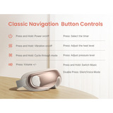 Renpho Dispositivo de masaje para ojos Eyeris 3, Aparato de masaje Oro rosa